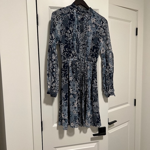 Michael Kors Navy Floral Dress, size XS - Picture 2 of 8